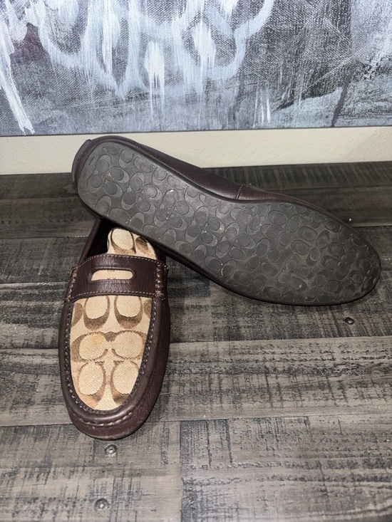 Coach Men's Signature C Logo Loafers SZ 9 - Picture 8 of 12